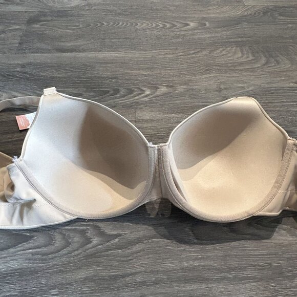 NEW Cacique Lightly Lined Balconette Bra 46DD Back Smoothing Satin Underwire - Picture 11 of 11